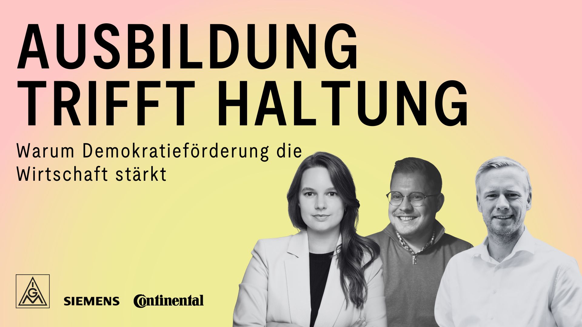Ausbildung trifft Haltung Warum Demokratieförderung die Wirtschaft stärkt- GOOD MORNING L&D